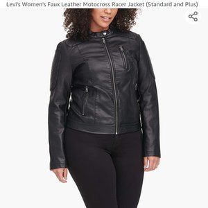 Levi's Women's Faux Leather Motocross Racer Jacket